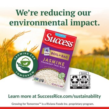Success Boil-in-Bag Jasmine Rice, 4 ct