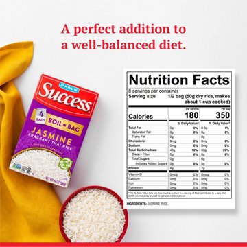 Success Boil-in-Bag Jasmine Rice, 4 ct