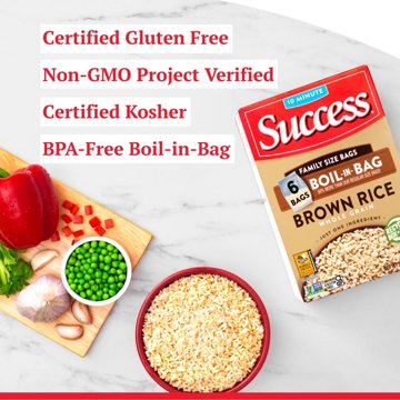 Success Boil-in-Bag Whole Grain Brown Rice