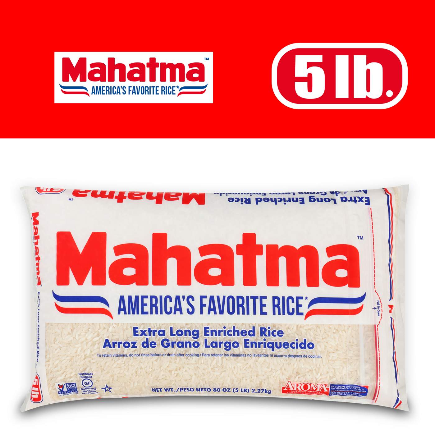 Mahatma Extra Long Grain White Rice; image 6 of 6