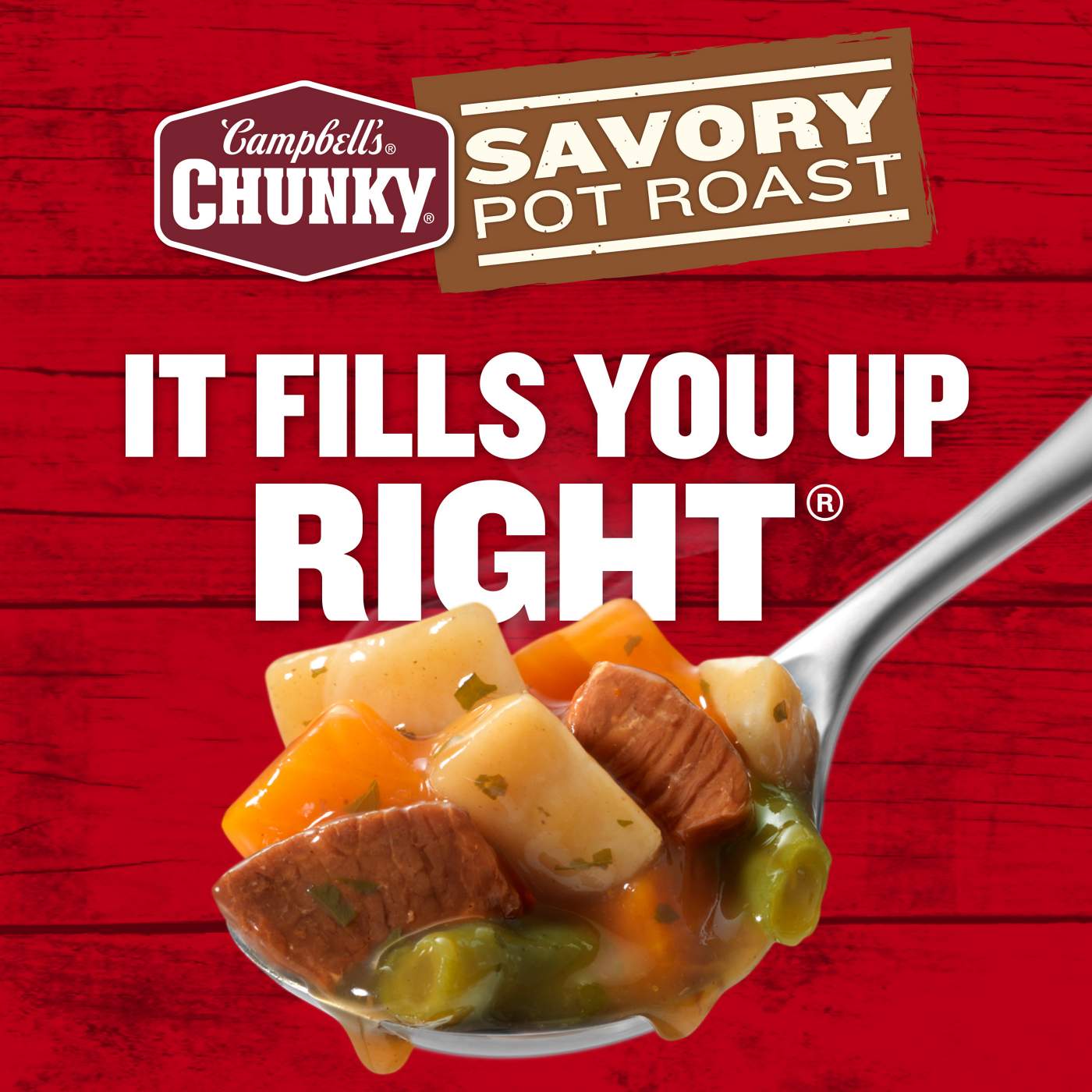 Campbell's Chunky Savory Pot Roast Soup; image 4 of 9