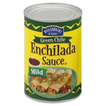 Hill Country Fare Mild Green Chile Enchilada Sauce, 15 oz
