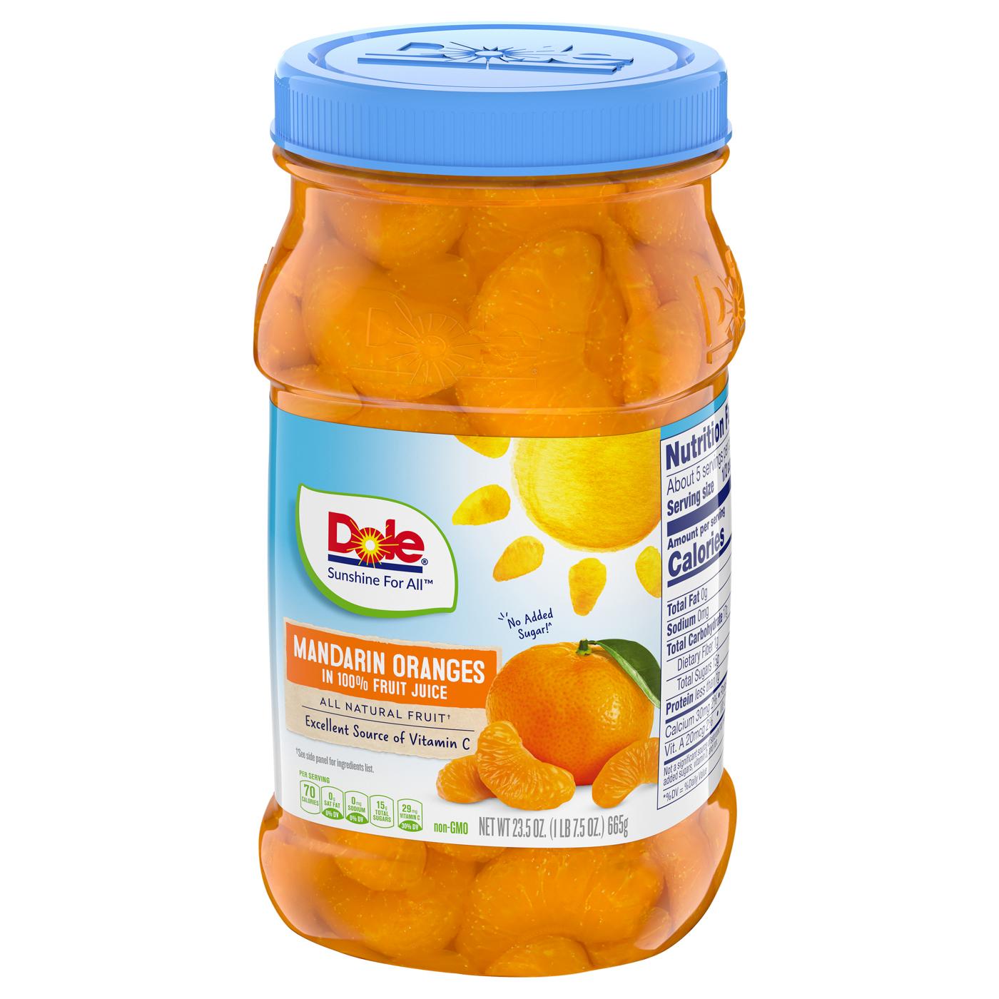 Dole Mandarin Oranges in 100% Fruit Juice Jar; image 3 of 6