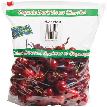 Fresh Organic Cherries, Avg. 1.22 lbs