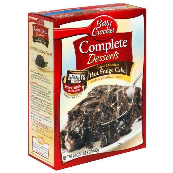 Betty Crocker Complete Desserts Triple Chocolate Hot Fudge Cake Shop