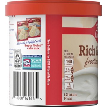 Betty Crocker Rich & Creamy White Frosting, 16 oz