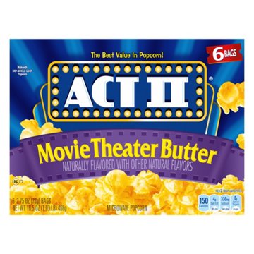 ACT II Movie Theater Butter Microwave Popcorn