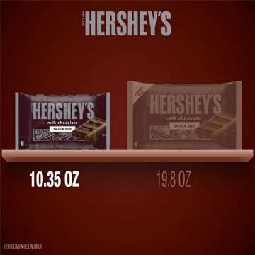 Hershey's Milk Chocolate Snack Size Halloween Candy Bag