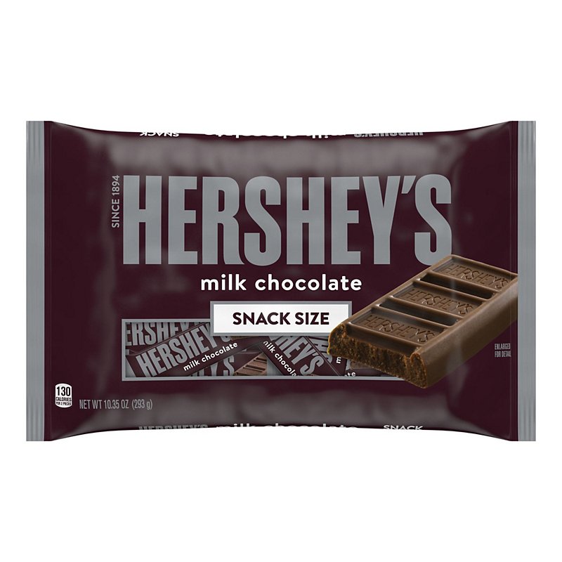Hersheys Milk Chocolate Snack Size Candy Bars Shop Snacks And Candy At H E B