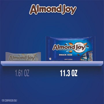 Almond Joy Coconut And Almond Chocolate Snack Size Halloween Candy Bag