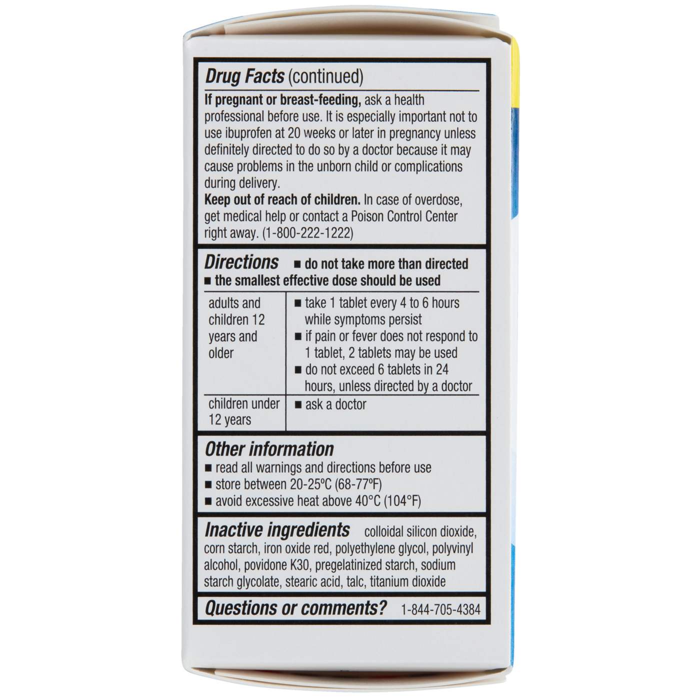 H-E-B Ibuprofen Fever & Pain Relief Coated Tablets – 200 mg; image 3 of 5