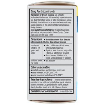 H-E-B Ibuprofen Fever & Pain Relief Coated Tablets – 200 mg, 100 ct