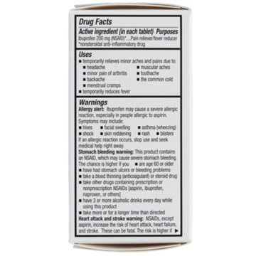 H-E-B Ibuprofen Fever & Pain Relief Coated Tablets – 200 mg, 100 ct