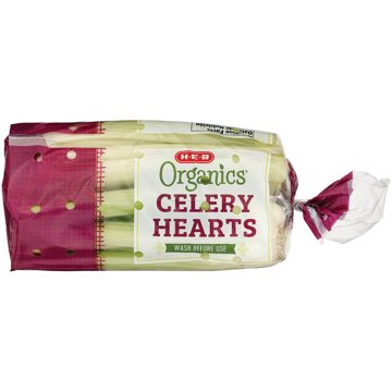 H-E-B Organics Fresh Celery Hearts, 16 oz