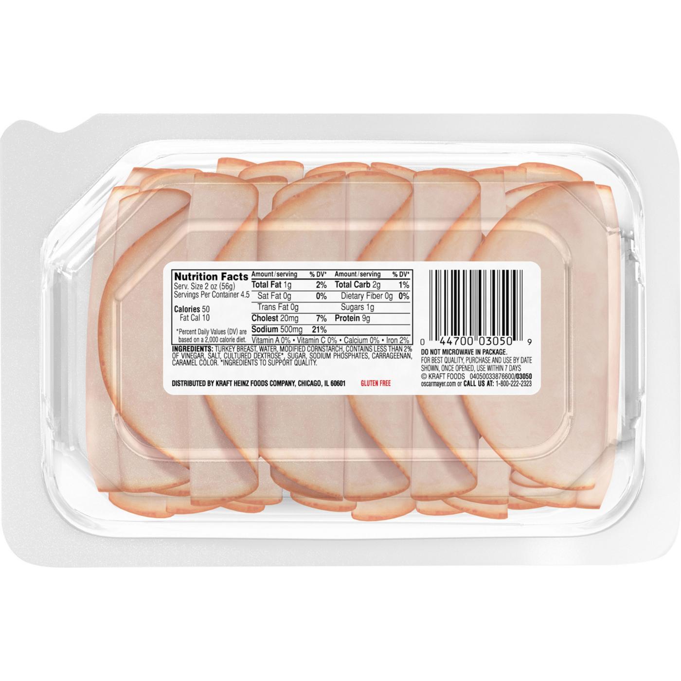 Oscar Mayer Deli Fresh Oven Roasted Sliced Turkey Breast Lunch Meat; image 2 of 3