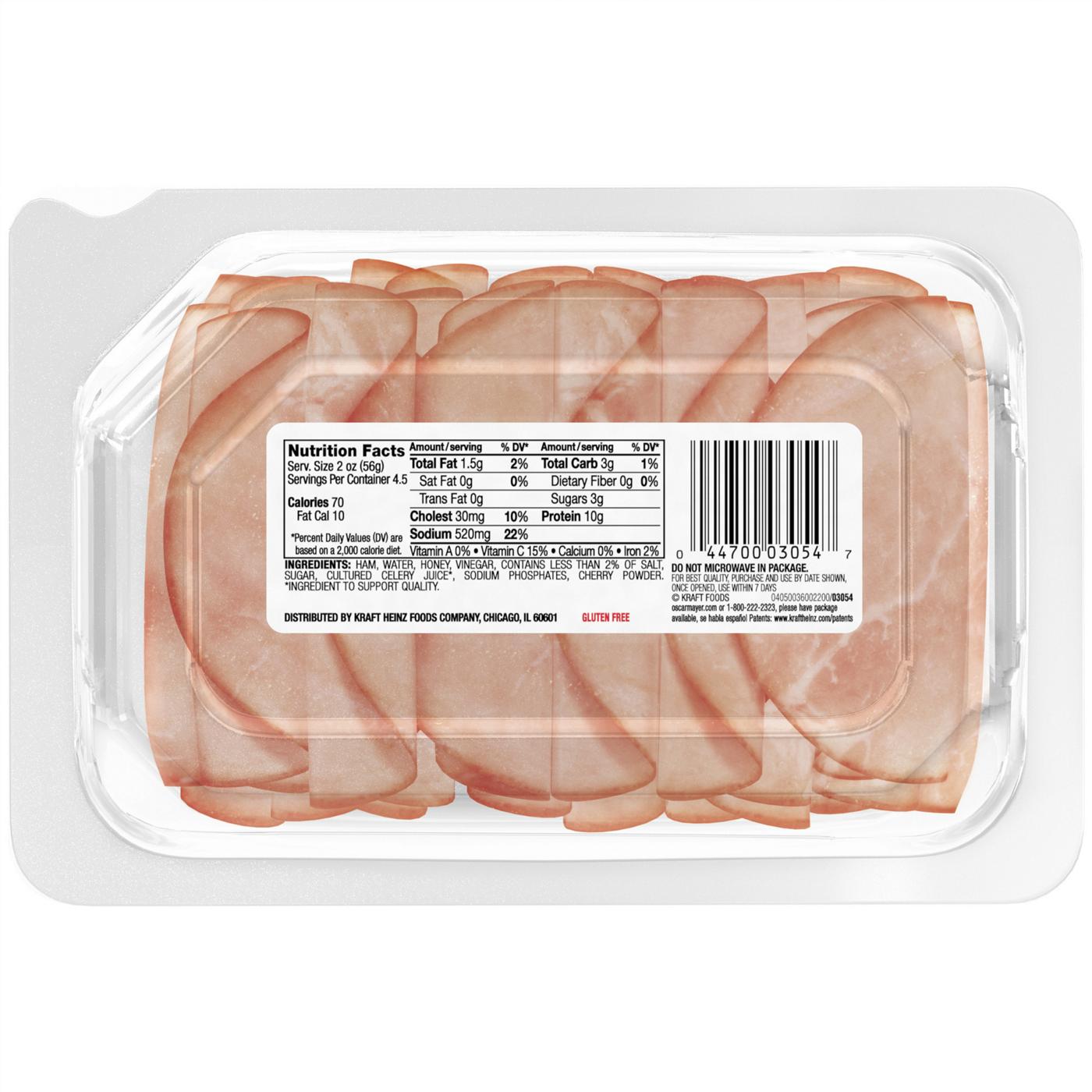 Oscar Mayer Deli Fresh Honey Uncured Ham; image 5 of 5