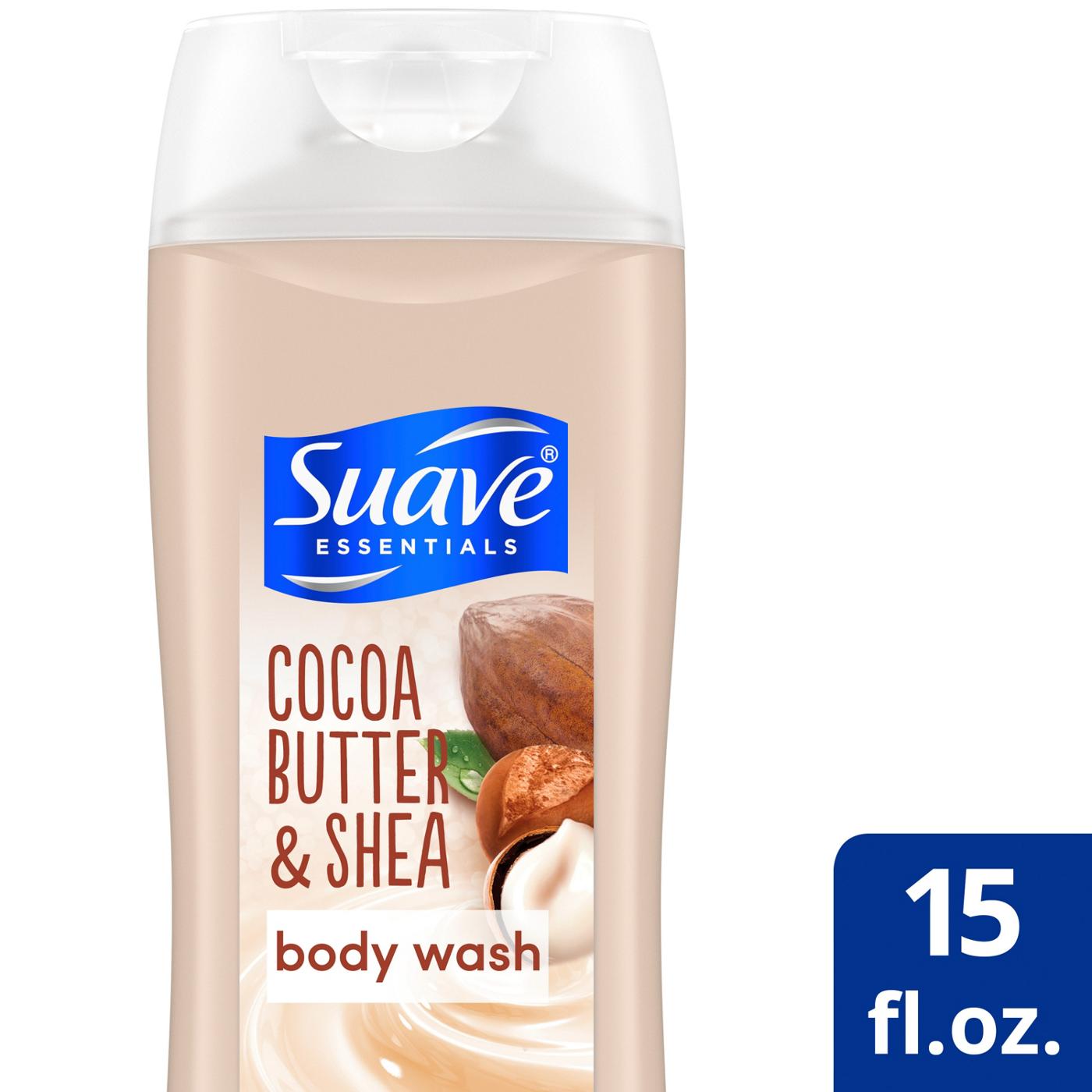 Suave Essentials Creamy Cocoa Butter and Shea Body Wash; image 7 of 8