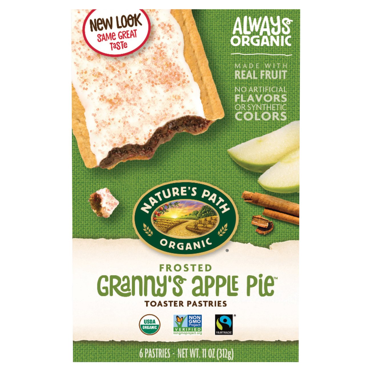 Nature's Path Organic Granny's Apple Pie Toaster Pastries Shop
