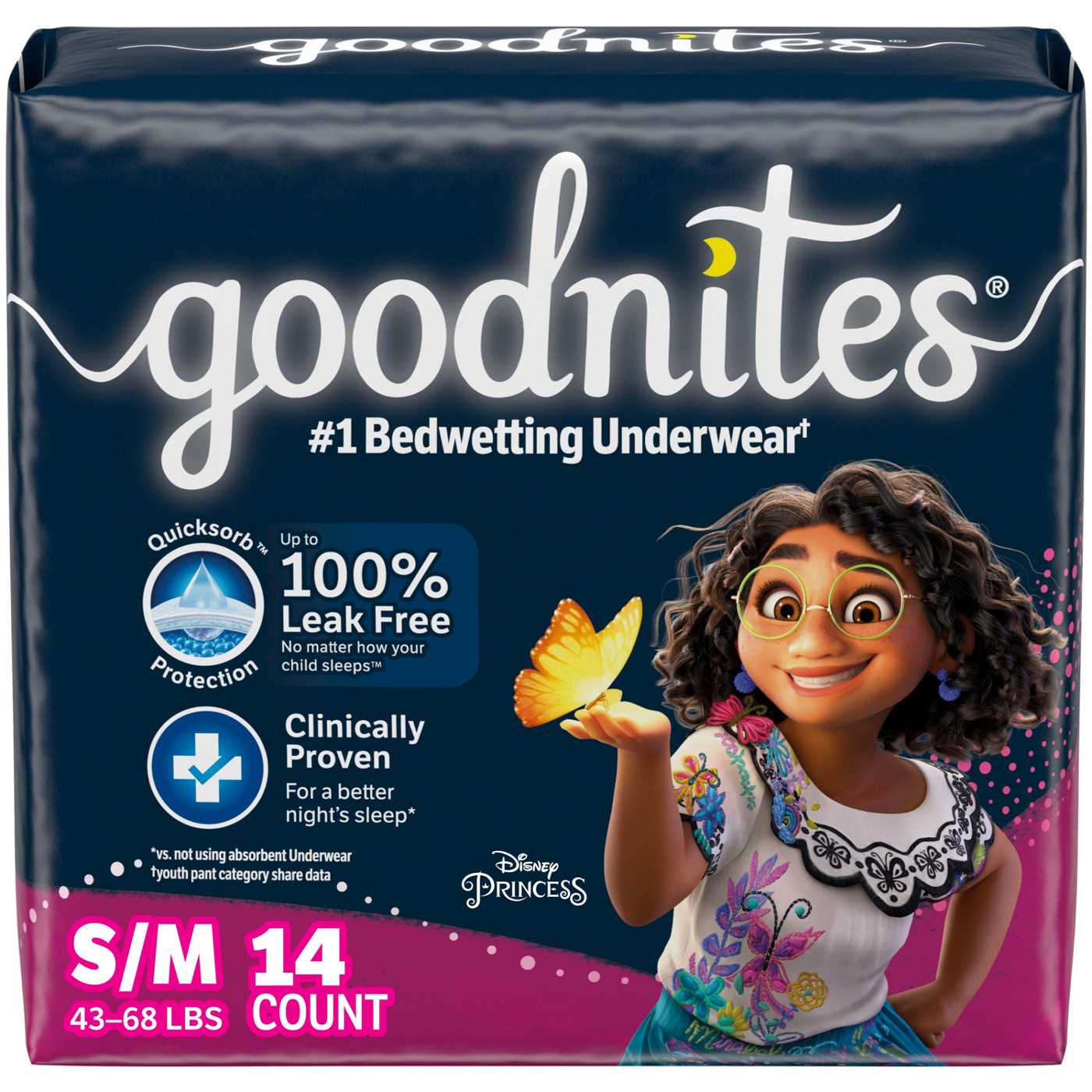 Goodnites Overnight Underwear for Girls - S/M - Shop Training Pants at H-E-B