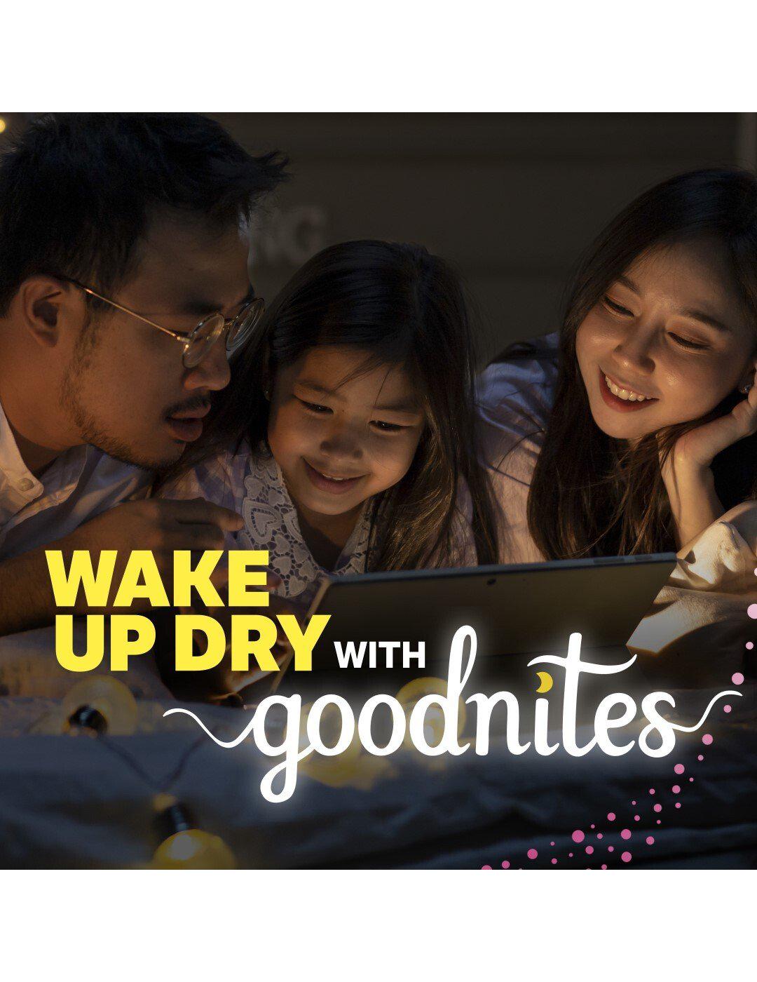 Goodnites Girls' Nighttime Bedwetting Underwear - S/M (43-68 lbs); image 3 of 8