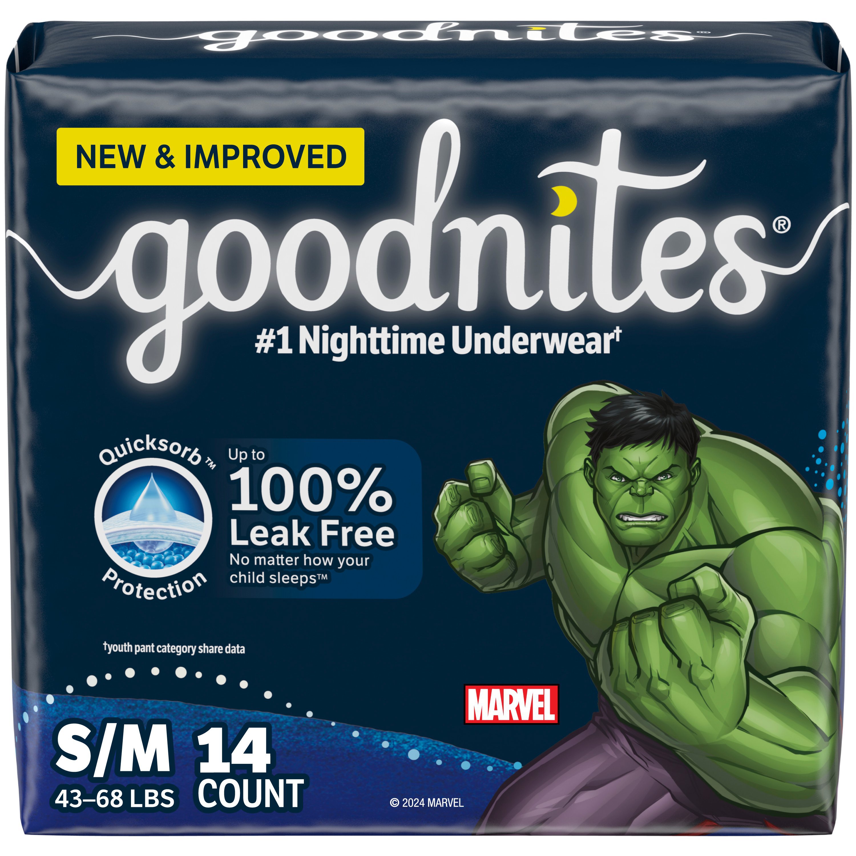 Goodnites Overnight Underwear for Boys - S/M - Shop Training Pants at H-E-B