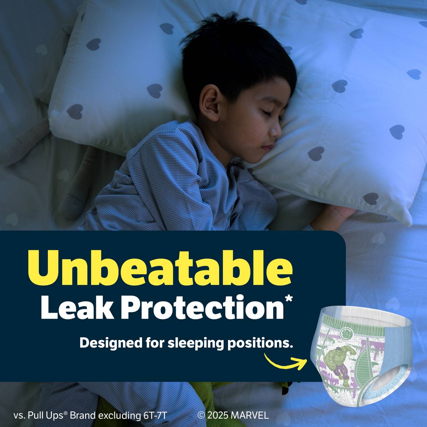 Goodnites Boys' Nighttime Bedwetting Underwear - S/M (43-68 lbs); image 3 of 8