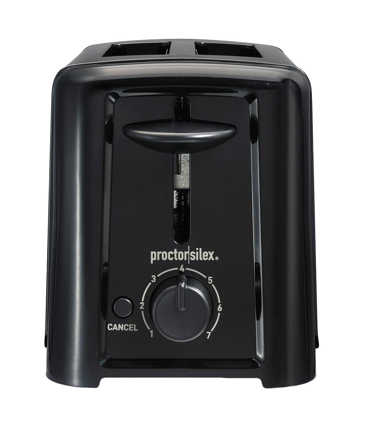 Proctor Silex Durable 2-Slice Toaster - Black; image 2 of 2