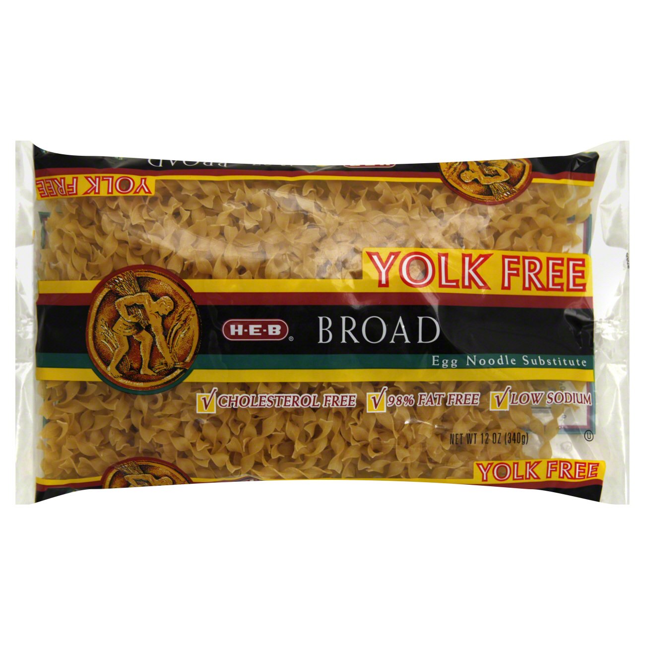 HEB Broad Yolk Free Egg Noodles Shop Pasta at HEB