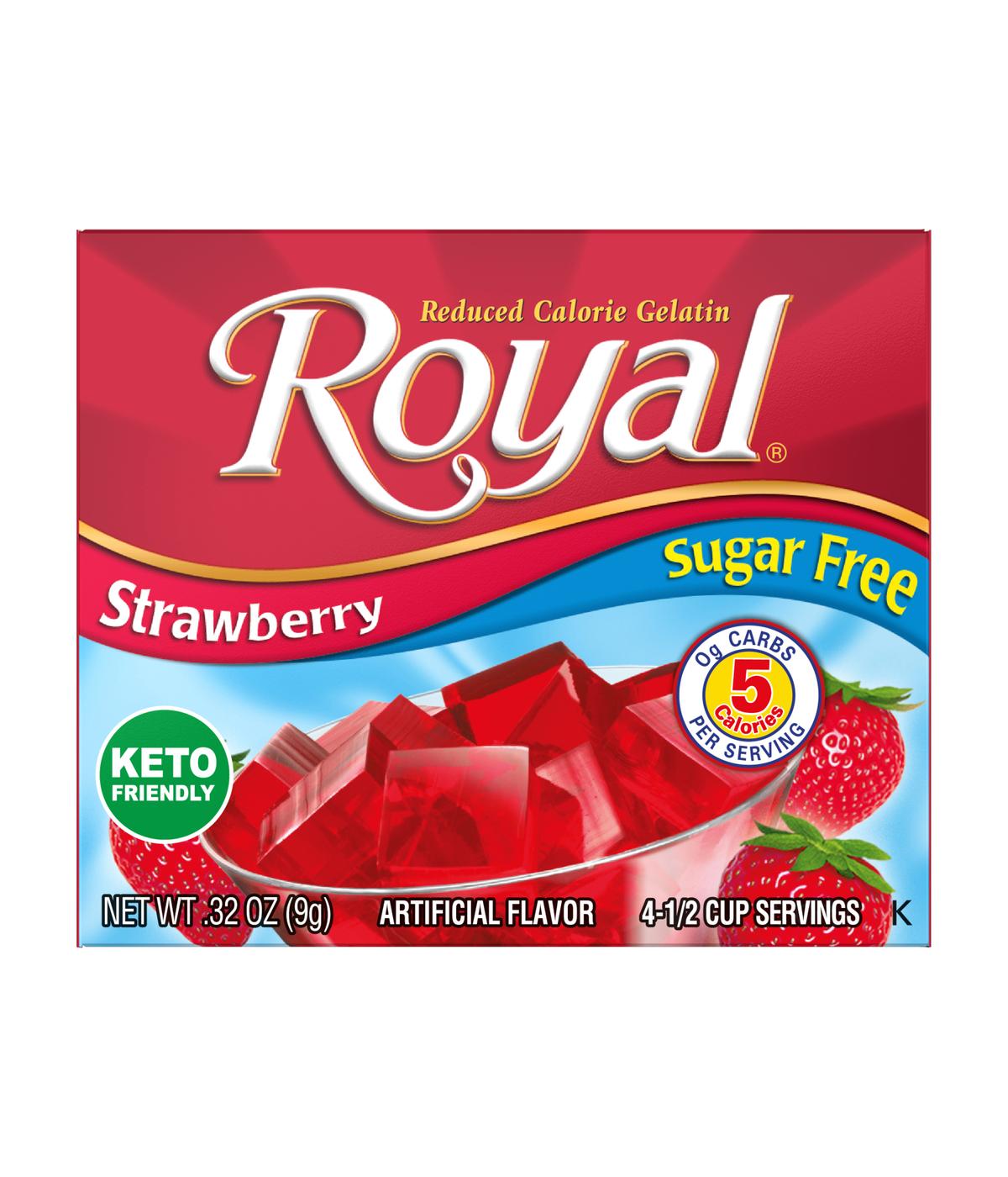 Royal Gelatin - Sugar Free Strawberry; image 1 of 2