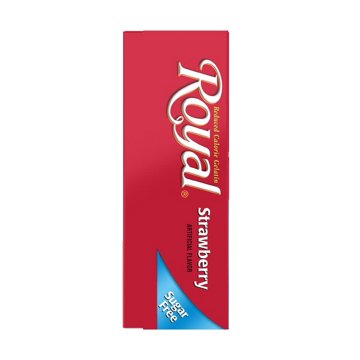 Royal Sugar Free Gelatin Mix - Strawberry, 0.32 oz
