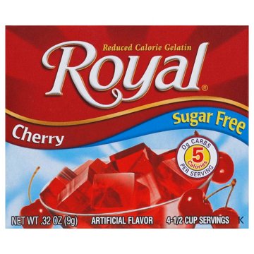 Royal Gelatin - Sugar Free Cherry, 0.32 oz
