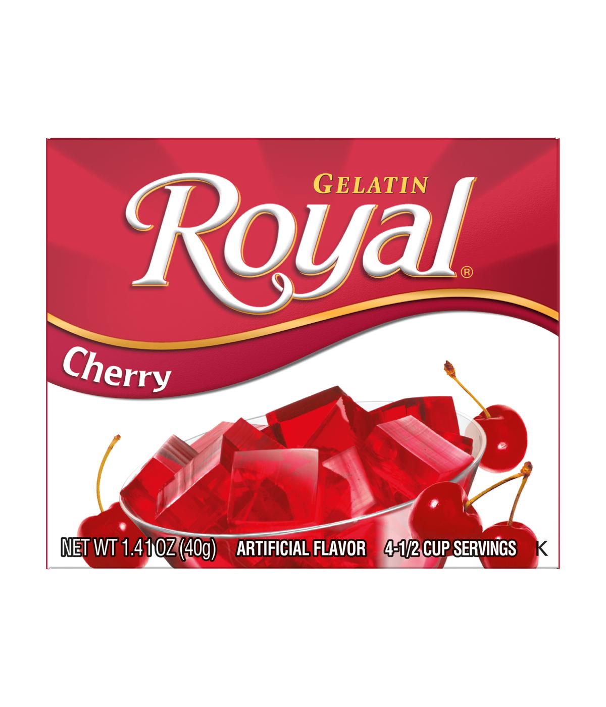 Royal Gelatin - Cherry; image 1 of 3