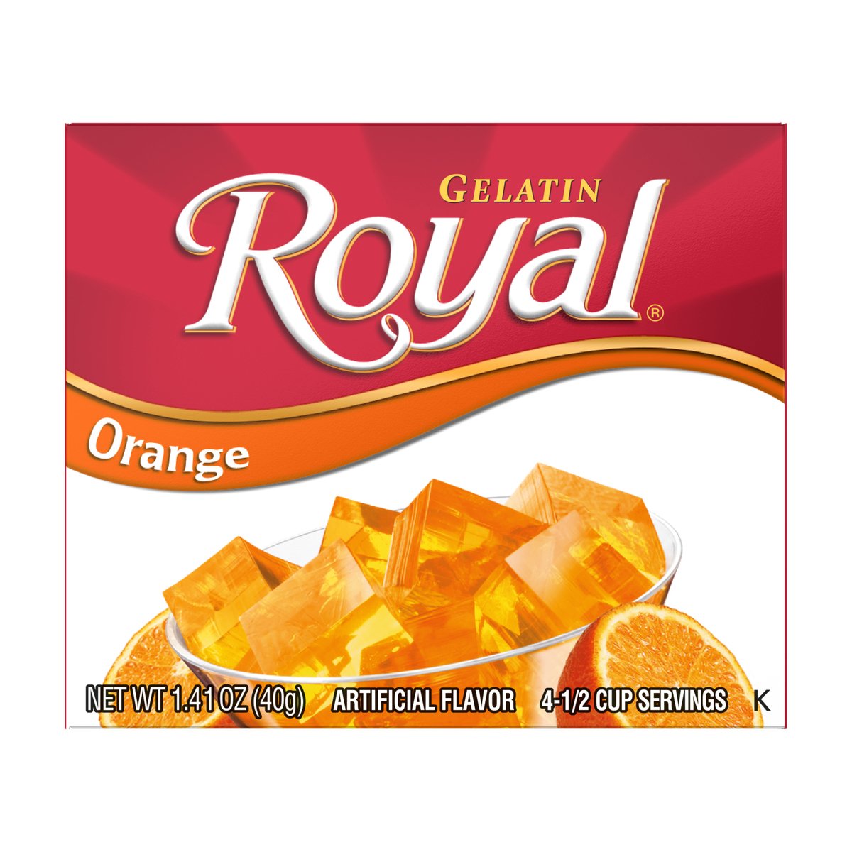 Royal Orange Gelatin Mix Shop Pudding & Gelatin Mix at HEB