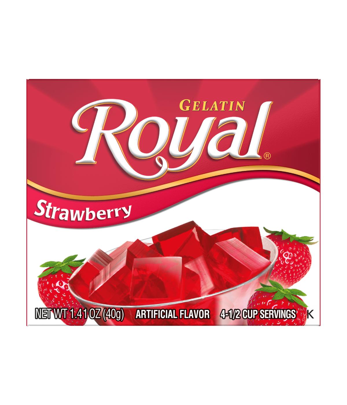 Royal Gelatin - Strawberry; image 1 of 3