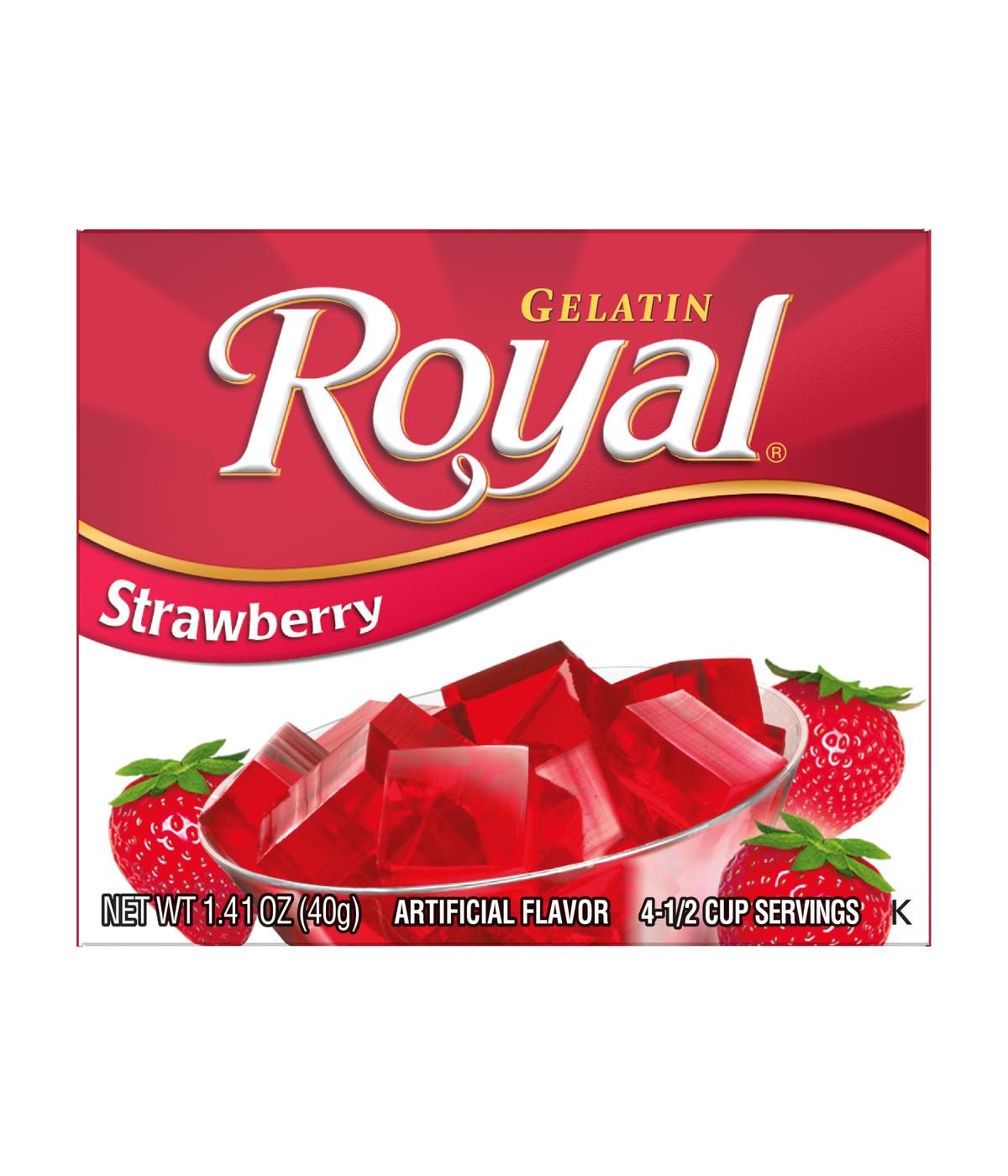 Royal Gelatin - Strawberry; image 1 of 4