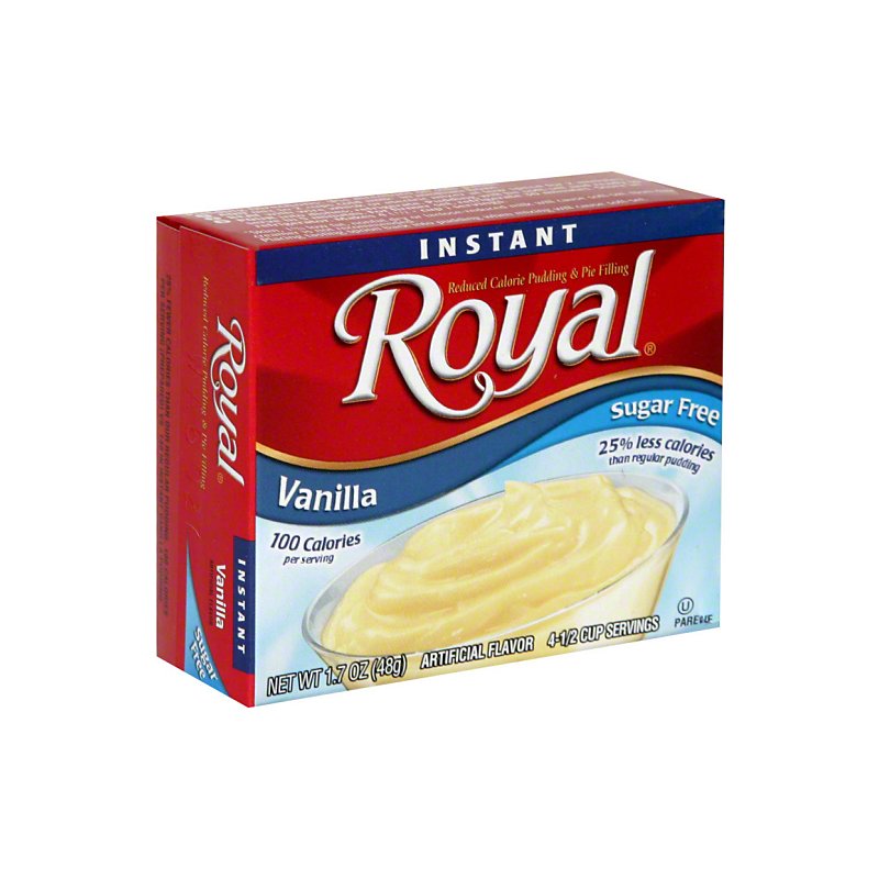 Royal Instant Sugar Free Vanilla Instant Pudding - Shop Pudding
