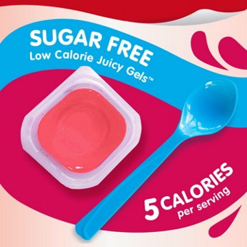 Snack Pack Sugar Free Cherry Juicy Gels Cups, 4 ct