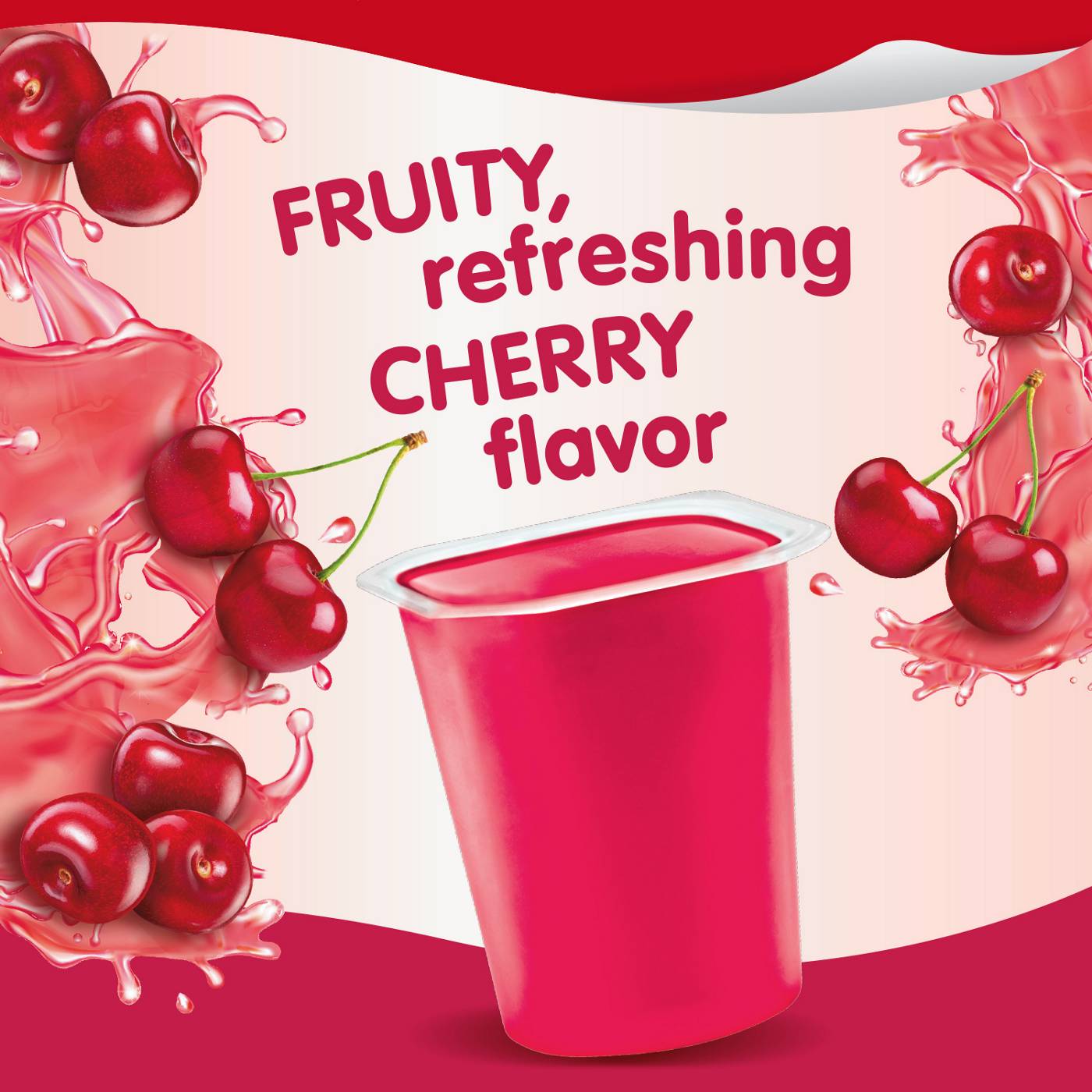 Snack Pack Sugar Free Cherry Juicy Gels Cups Shop Pudding And Gelatin At H E B