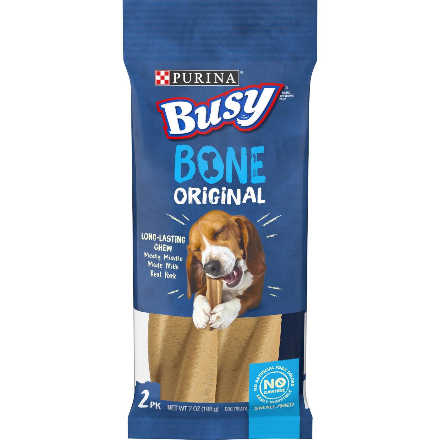 Busy Bone Small Medium Dog Treats Shop Bones rawhides at H E B