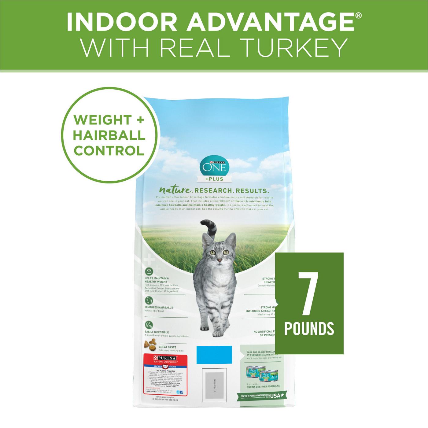 Purina ONE Purina ONE Natural, Low Fat, Weight Control, Indoor Dry Cat Food, +Plus Indoor Advantage; image 2 of 7