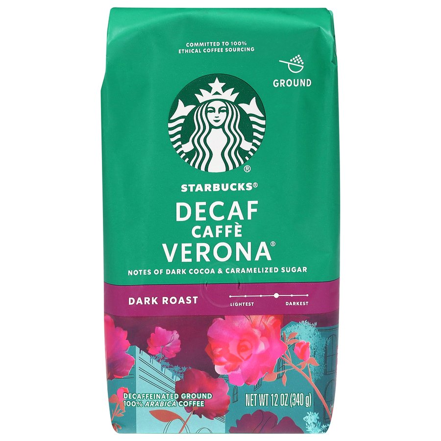 Starbucks Decaf Caffe Verona Dark Roast Ground Coffee - Shop