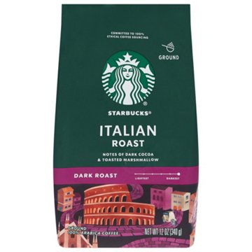 Starbucks Italian Roast Dark Roast Ground Coffee