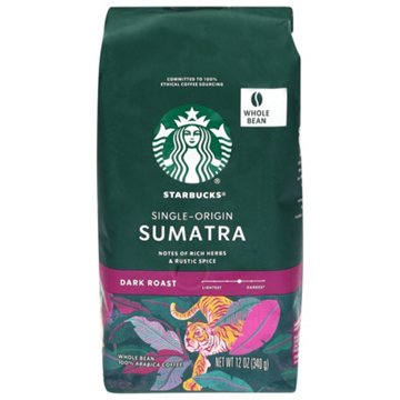 Starbucks Sumatra Dark Roast Whole Bean Coffee