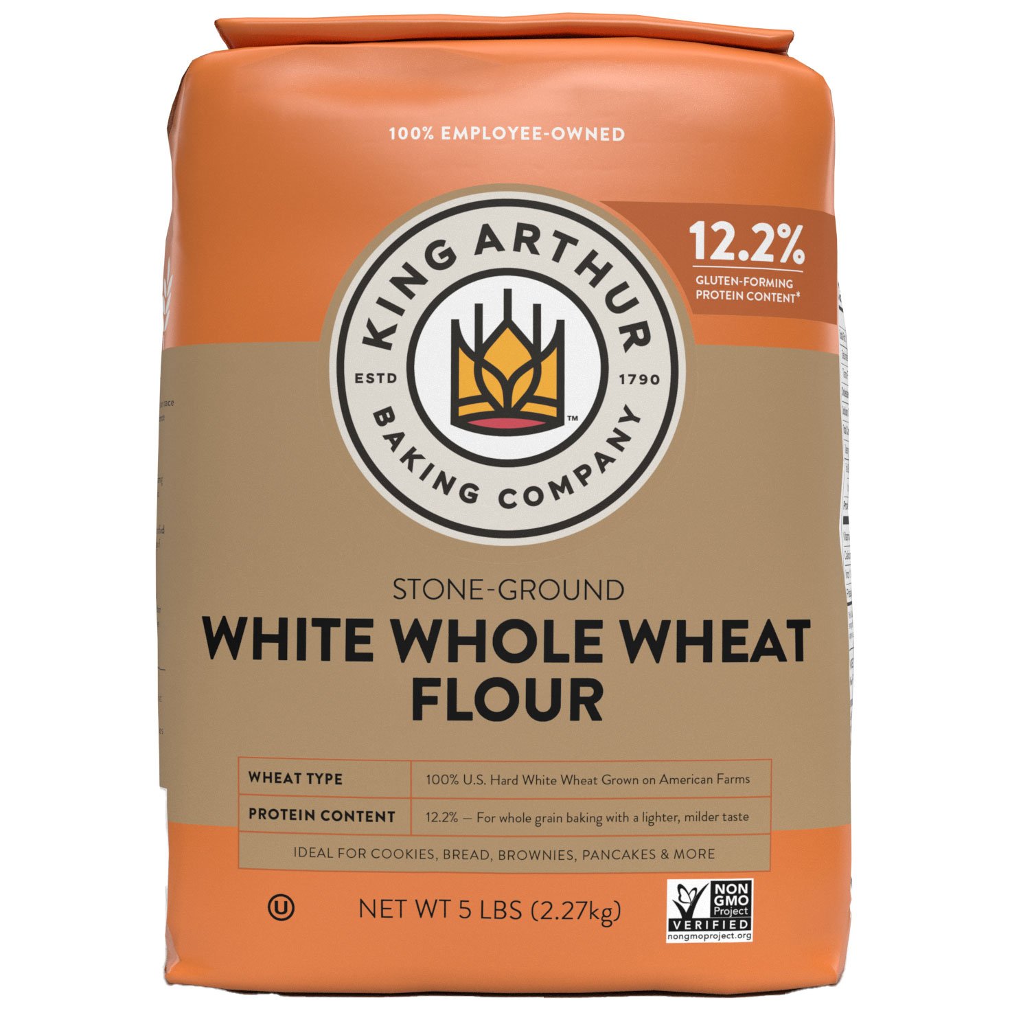 King Arthur Unbleached White Whole Wheat Flour - Shop Baking ...