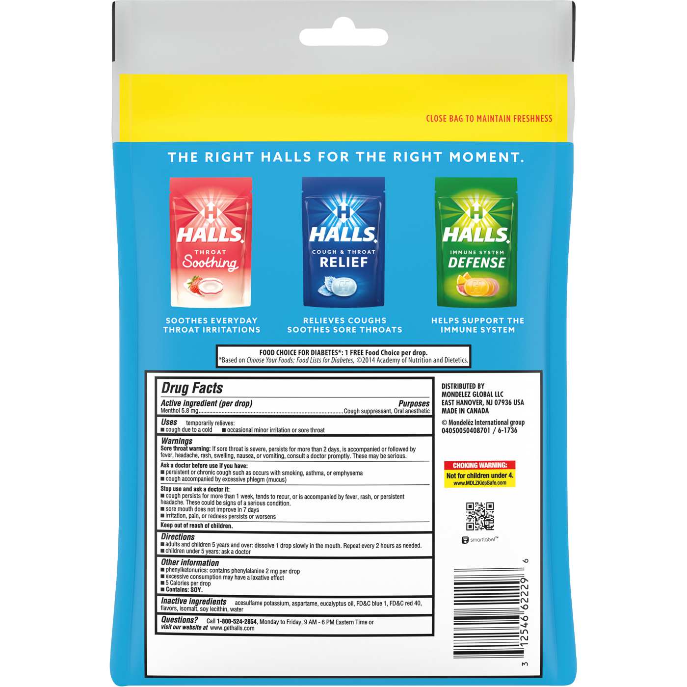 Halls Relief Cough Drops - Sugar Free Mountain Menthol; image 4 of 6