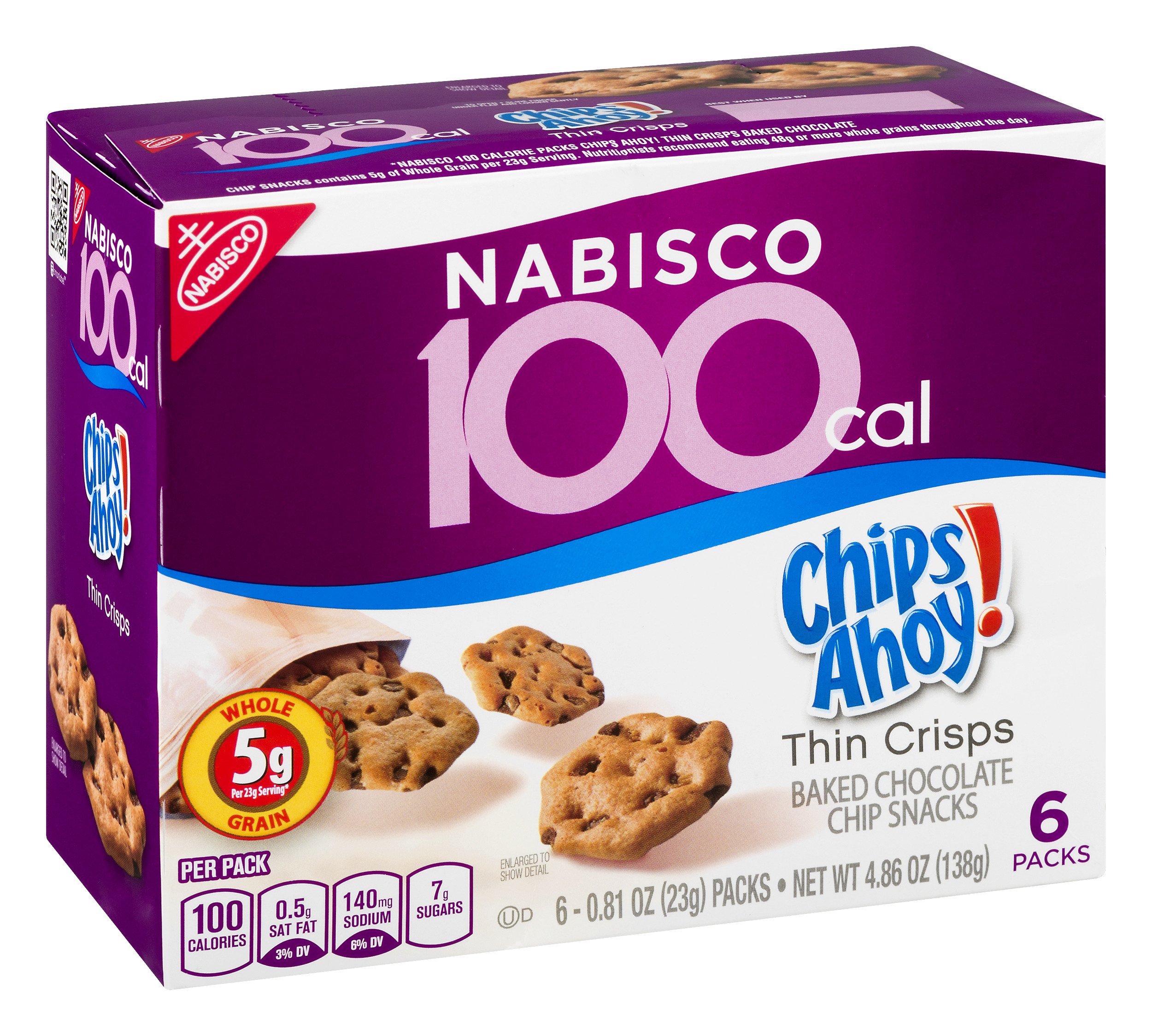 Nabisco Chips Ahoy 100 Calorie Thin Crisps Shop Cookies At H E B 2405