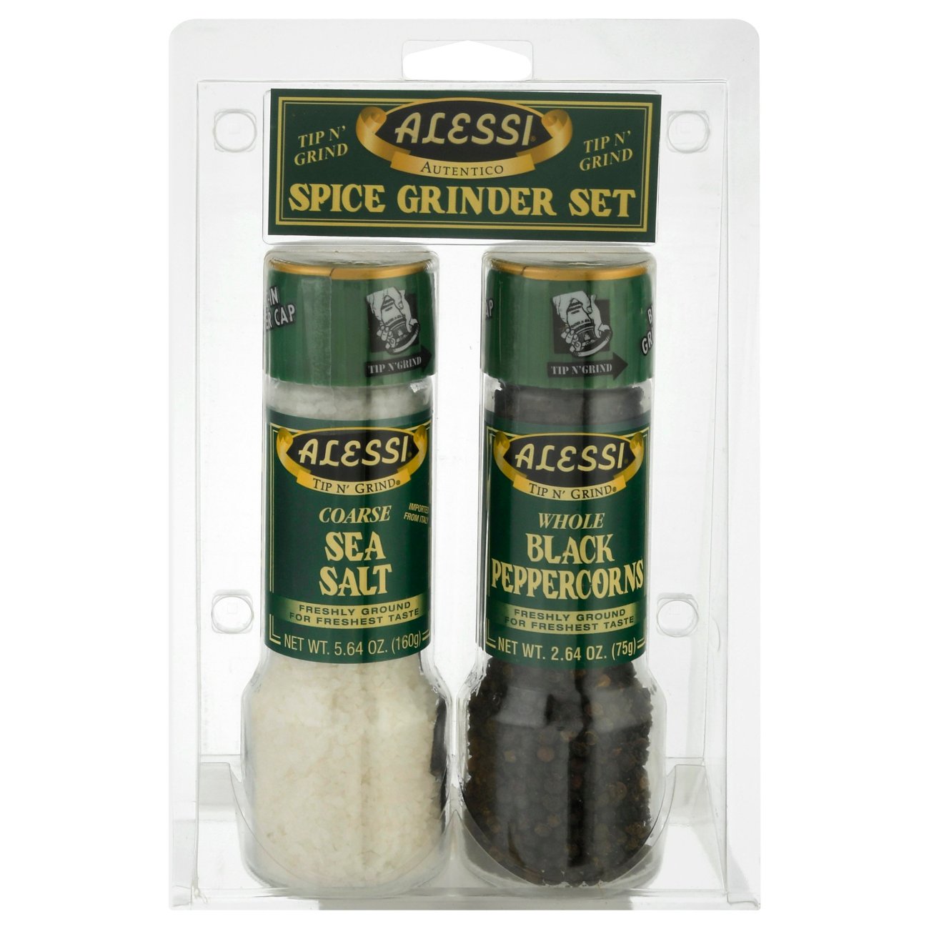 Coarse Sea Salt Grinder - Alessi Foods