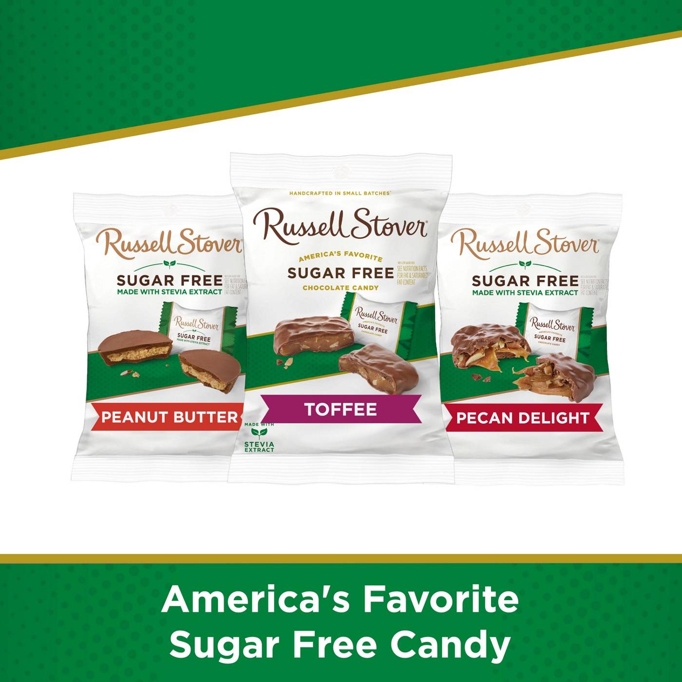 Russell Stover Sugar Free Toffee Squares; image 2 of 8
