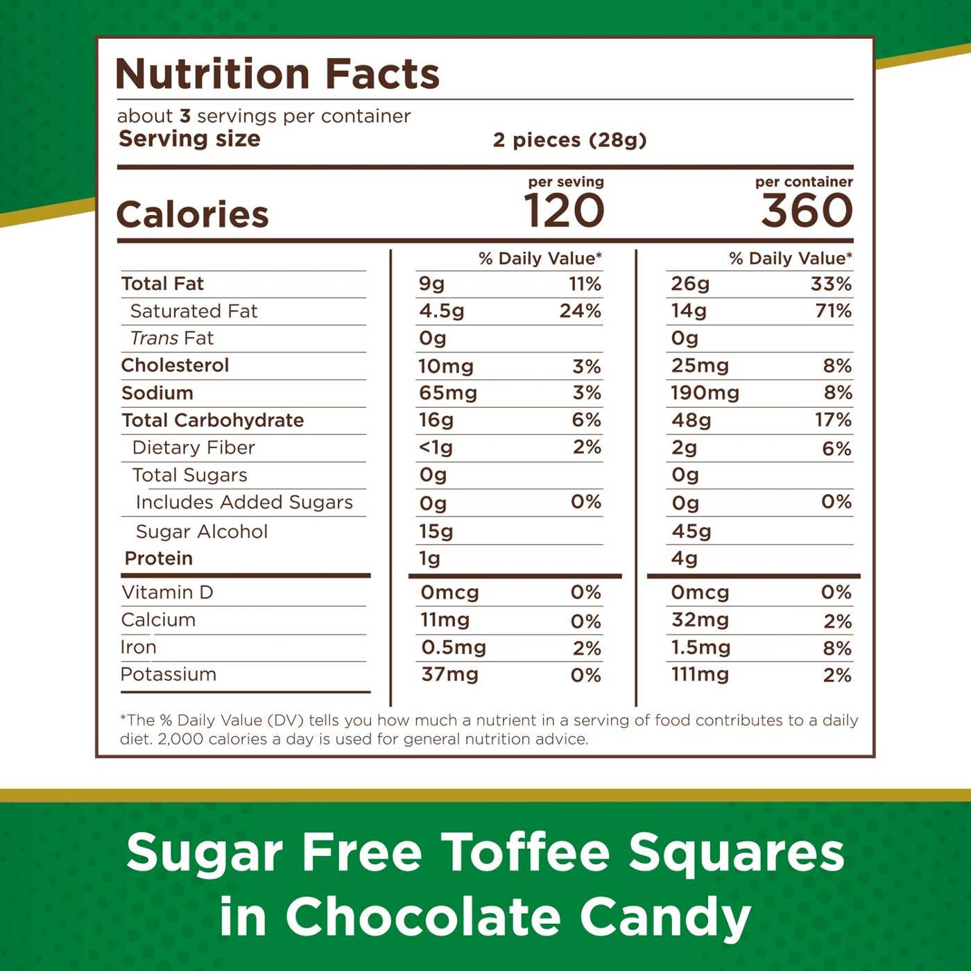 Russell Stover Sugar Free Toffee Squares; image 3 of 8