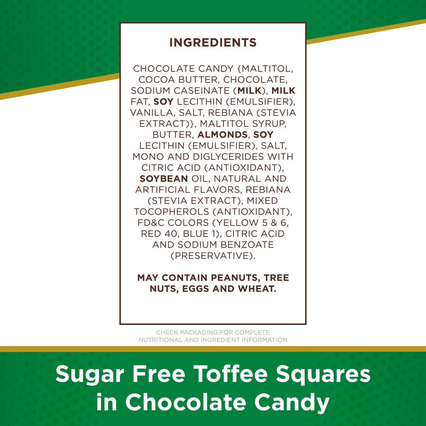 Russell Stover Sugar Free Toffee Squares; image 4 of 8